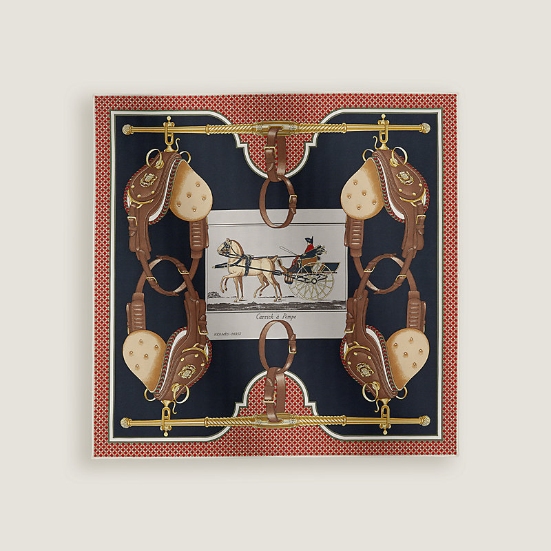 HERMES カレ90 Carrick a Pompe スカーフ carrick-a-pompe-scarf-45--